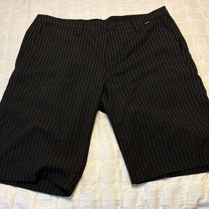 Hurley Black Pinstripe Men's Shorts